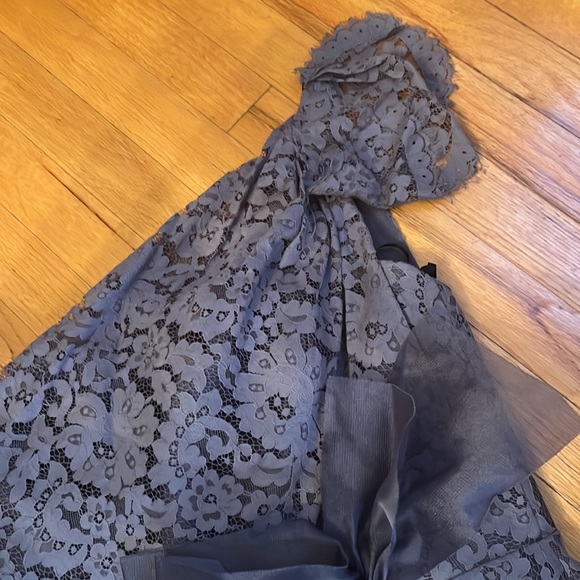 Lazaro size 12 gray lace dress - Picture 3 of 5